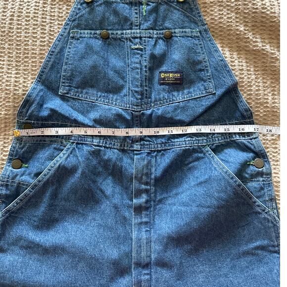 Vintage 50s Osh Kosh B'Gosh Cargo Overalls Vestback Union Made Sanforized USA - Picture 3 of 7